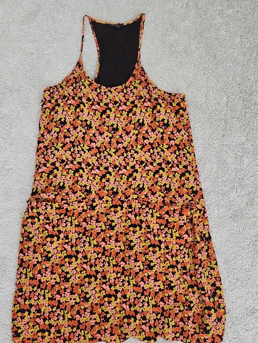 Theory Alesandra 100% Silk Floral Multicolor dress size 4